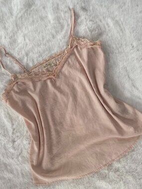 vintage y2k hollister peach lace cami ♡